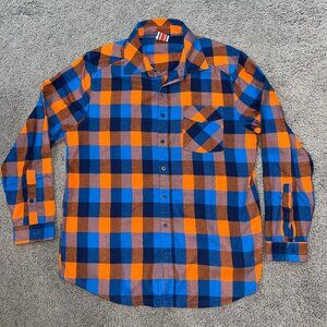 Helly Hansen Aker Flannel Long Sleeve Shirt Men's Sz. XL - Plaid- Very Good Cond